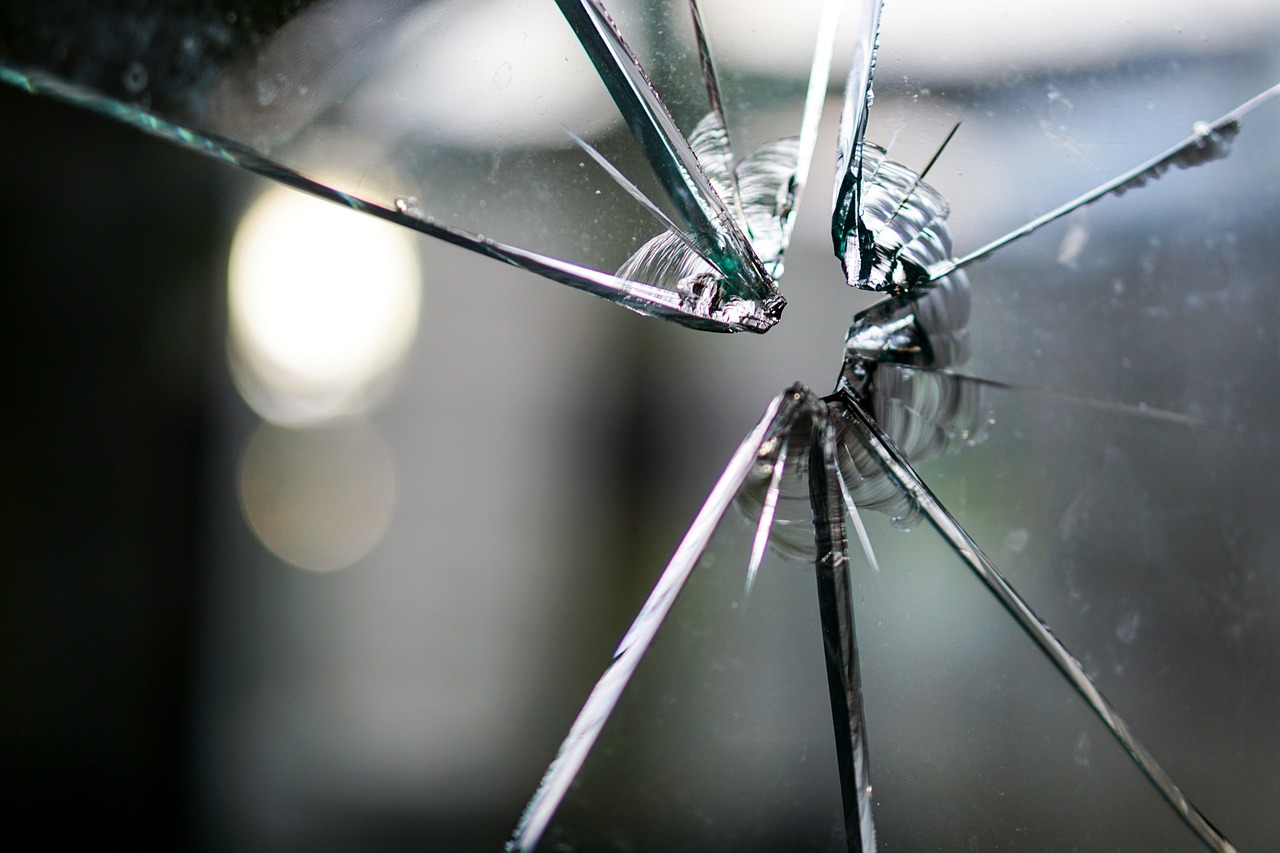 What Should I Do If I Encounter a Broken Window While Cleaning?